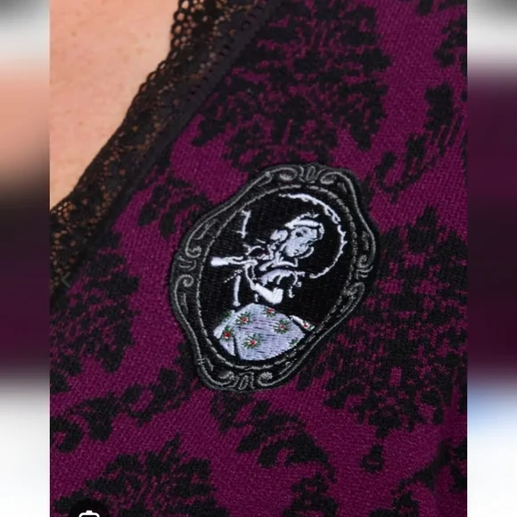 Her Universe Disney NWT  Haunted Mansion Sweater Jacket Size Medium - Picture 4 of 7